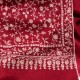 JANE RED, Real embroidered pashmina shawl 100% cashmere