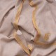 ASHLEY GOLD, echte handbestickte Pashmina-Schal 100% Kaschmir