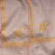 ASHLEY GOLD, echte handbestickte Pashmina-Schal 100% Kaschmir