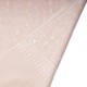 ALBA CRÈME, handgeborduurde 100% cashmere pashmina sjaal