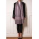 PATTY GREY, real pashmina 100% cashmere with handmade embroideries