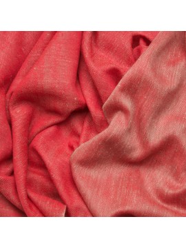 SACHA RED, Handwoven cashmere pashmina Stole REVERSIBLE