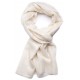 Handwoven cashmere pashmina Stole Natural ivory TWILL