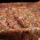 VICTORIA ROUILLE, châle véritable Pashmina 100% cachemire brodé main