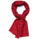 Vera pashmina 100% cashmere Stola Rosso carminio