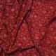 JULIA BRICK RED, real pashmina 100% cashmere with handmade embroideries