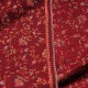 JULIA BRICK RED, real pashmina 100% cashmere with handmade embroideries