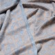 ZOE BLEU, étole véritable Pashmina 100% cachemire brodé main