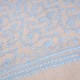 ZOE BLEU, étole véritable Pashmina 100% cachemire brodé main