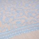 ZOE BLEU, étole véritable Pashmina 100% cachemire brodé main