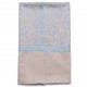 ZOE BLEU, étole véritable Pashmina 100% cachemire brodé main