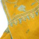 JULIA SAFRAN, étole véritable Pashmina 100% cachemire brodé main