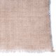 MIMOSA BEIGE, real pashmina 100% cashmere with handmade embroideries