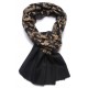 NERA GOLD, real pashmina 100% cashmere with handmade embroideries