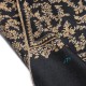 NERA GOLD, real pashmina 100% cashmere with handmade embroideries