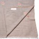 FLORA BEIGE, Real embroidered pashmina shawl 100% cashmere