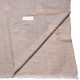 FLORA BEIGE, handgeborduurde 100% cashmere pashmina sjaal