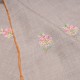 FLORA BEIGE, Real embroidered pashmina shawl 100% cashmere