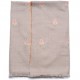 FLORA BEIGE, Real embroidered pashmina shawl 100% cashmere