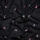 MARIPOSA BLACK, real embroidered pashmina shawl 100% cashmere