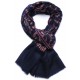 JANET NAVY, echte handbestickte Pashmina-Schal 100% Kaschmir