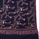 JANET NAVY, echte handbestickte Pashmina-Schal 100% Kaschmir