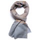 JANET STORM GREY, Real embroidered pashmina shawl 100% cashmere