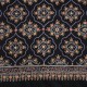 SOFIA BLACK, real embroidered pashmina shawl 100% cashmere