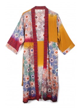 Long silk kimono KCL5