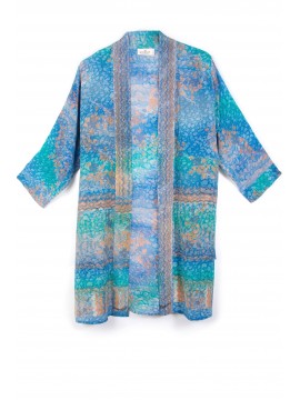 Kurzer Kimono aus Seide KCC1