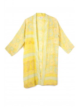 Short silk kimono KCC30