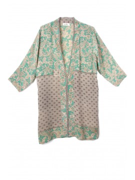 Short silk kimono KCC31