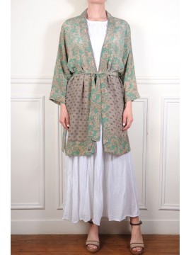 Kimono soie court KCC31