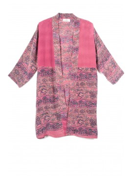 Short silk kimono KCC34