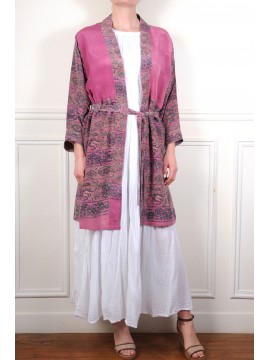 Kimono soie court KCC34
