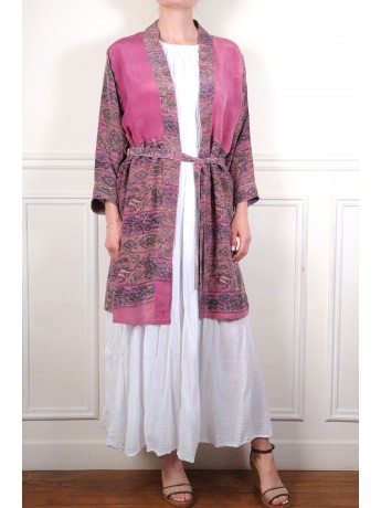 Kimono soie court KCC34