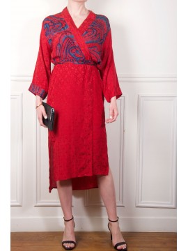 Kimono soie long KCL4