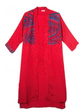 Long silk kimono KCL4