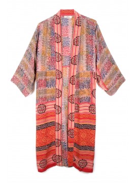Long silk kimono KCL23