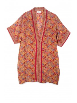 Short silk kimono KVC13