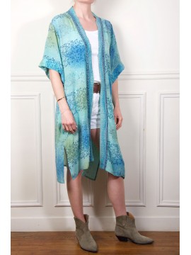 Kimono soie court KVC14