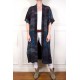 Kimono lungo in seta KVL6