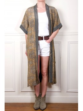 Kimono soie long KVL20