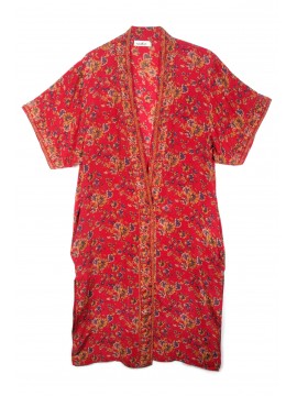 Long silk kimono KVL21