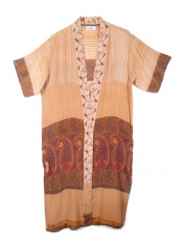 Long silk kimono KVL22