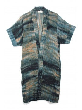 Kimono lungo in seta KVL25