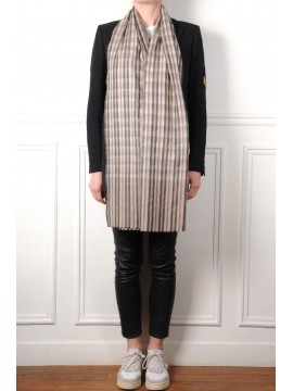 JUDE, étole véritable Pashmina 100% cachemire à carreaux