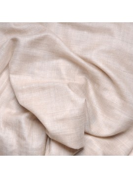 Echte Pashmina Stola Natürliches hellbeige 100% Handgewebter Kaschmir TWILL