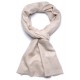 Handwoven cashmere pashmina Stole Natural light brown TWILL