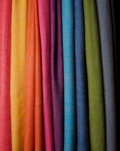 pashminas réversibles de toutes les couleurs